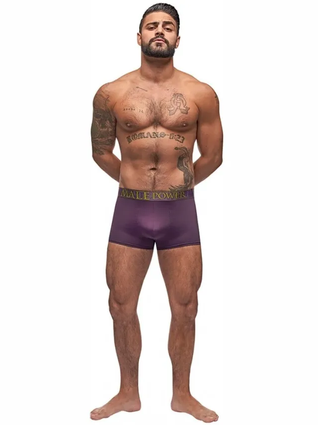 Male Power Enhancer Short - M - Aubergine