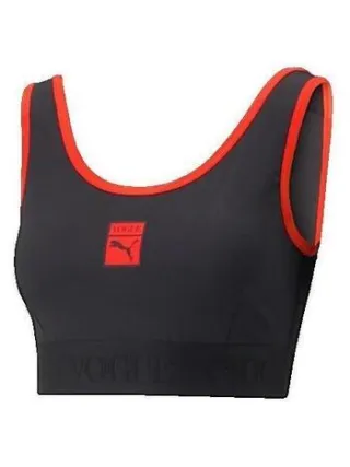 Puma Sport BH Puma Brassière x Vogue Noir et Rouge Multicolour