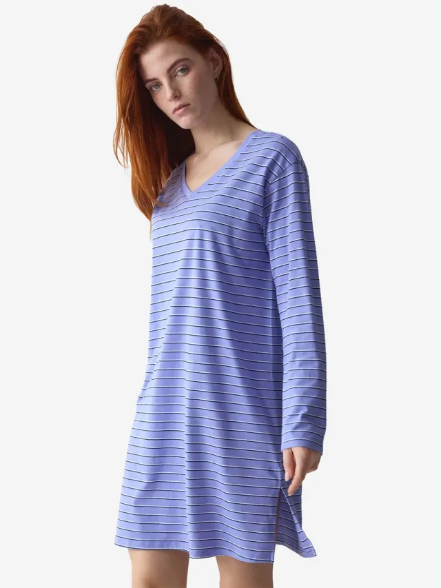 Triumph Nachthemd Red Label Nightdresses BLUE - LIGHT COMBINATION