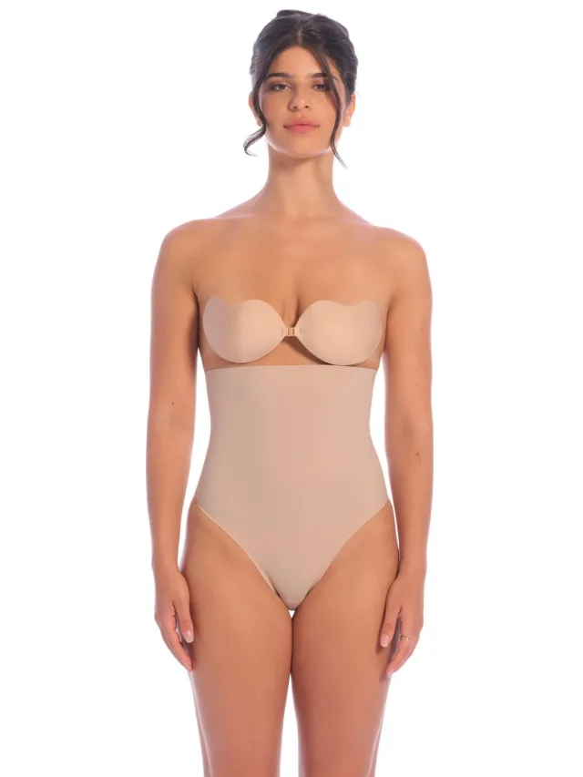 Perfect Secrets high waist corrigerende string Power Shaper beige, foto 2