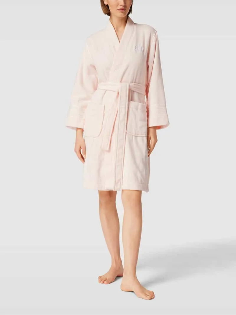 Lauren Ralph Lauren Badjas van katoen Lichtroze