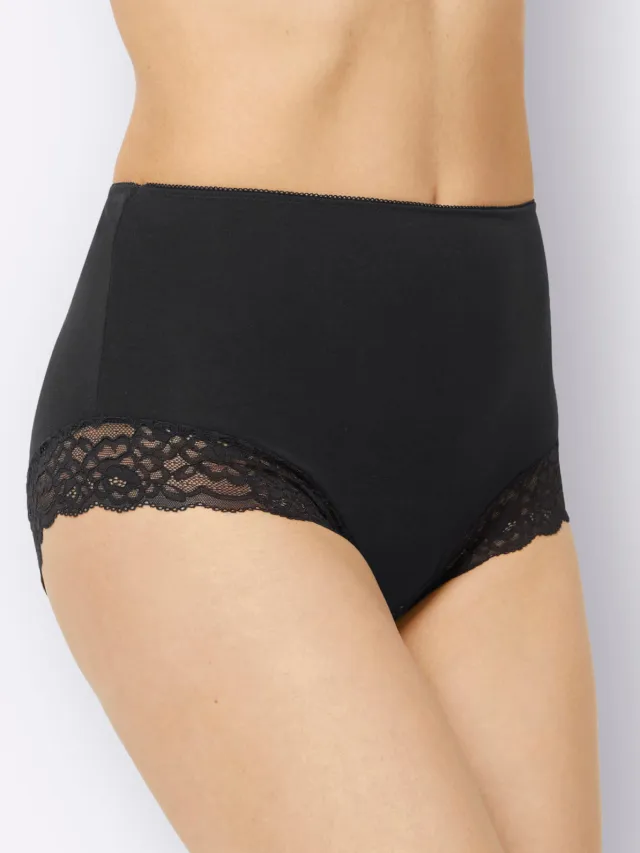 tailleslip zwart op kleur gesorteerd