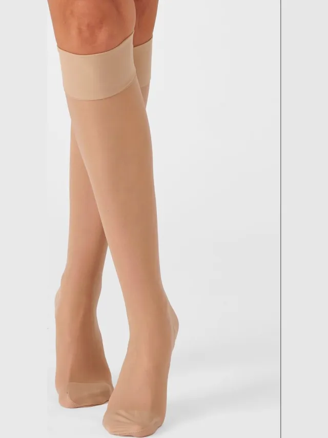 Damart Compressiekousen degressief lichtgewicht Sigvaris, 70D - Dames - Beige - 35/37 (1)