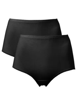 Trofé High Maxi Briefs slip zwart Zwart,Wit