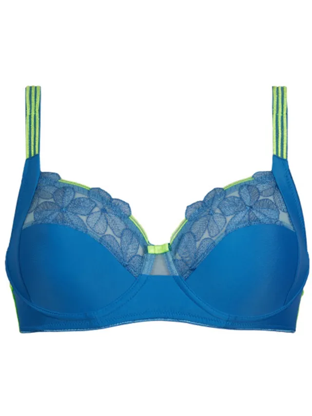 Dacapo Aruba Beugel BH Neon/Royal Blauw