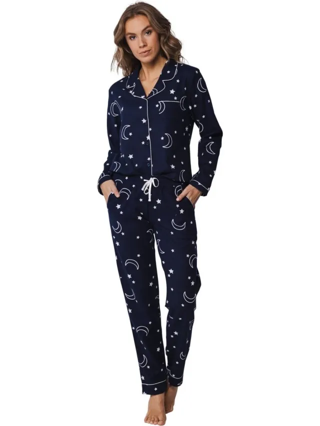 Pastunette Cosmos – Pyjama – 21242-426-6 – Dark Blue