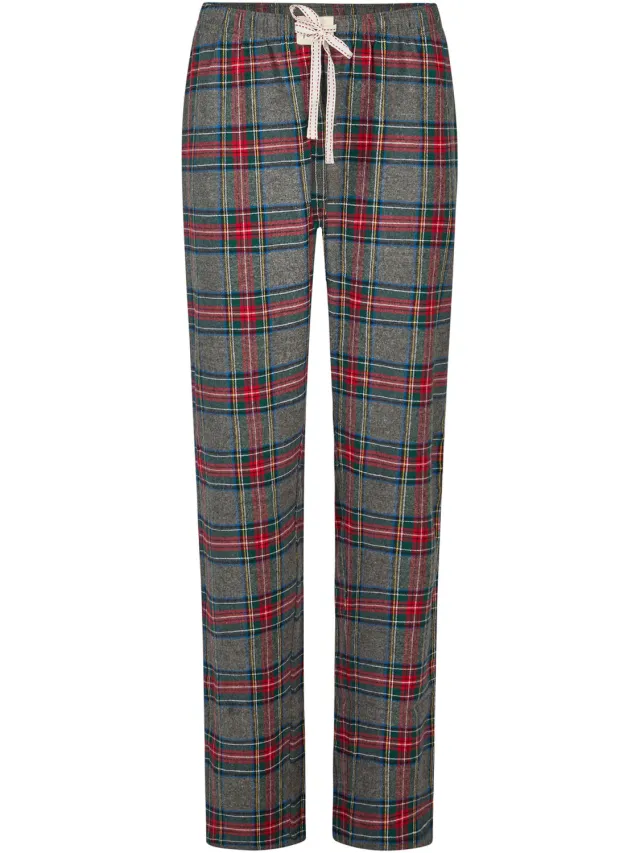 happy shorts Vrouwen Pyjama broek Christmas Donkergrijs