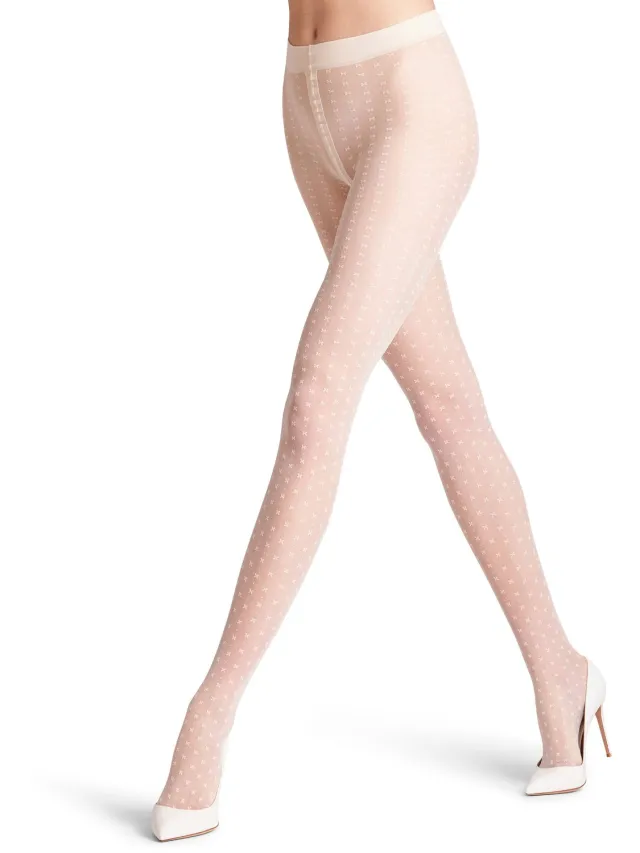 Falke Firefly 20 DEN transparent materiaal transparent 20 DEN Panty dames wit