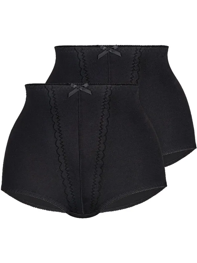 Sassa Set van 2 corrigerende slips Basic zwart