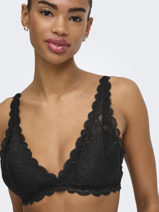 Only voorgevormde bralette zwart