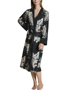Calida Favourite Seduction Kimono Zwart,Versch.kleure/Patroon