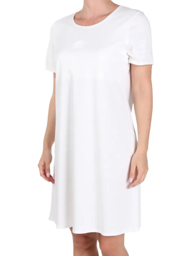 Féraud Dames dames nachthemd - 90 cm lang Basic champagne