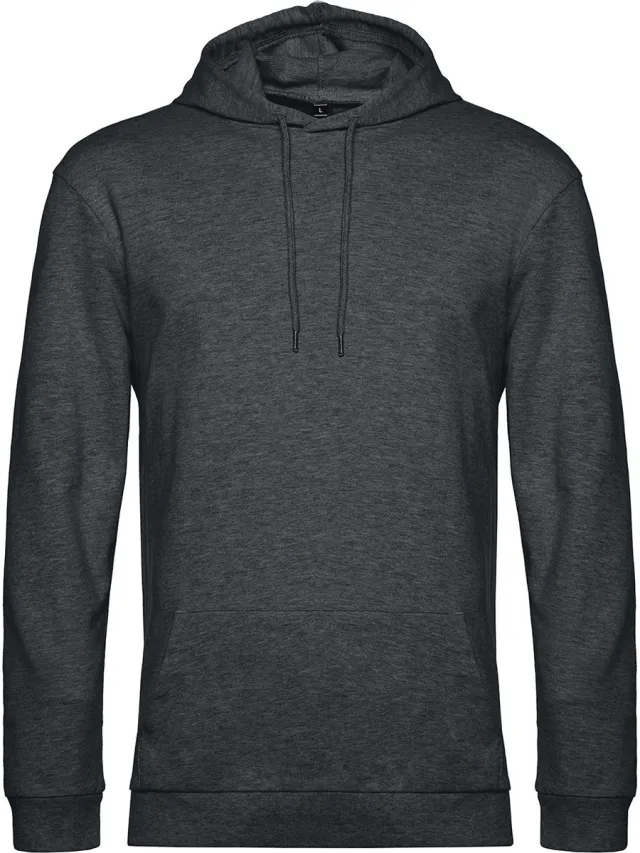 B&C Hoodie French Terry B&C Collectie maat S Heather Asphalt
