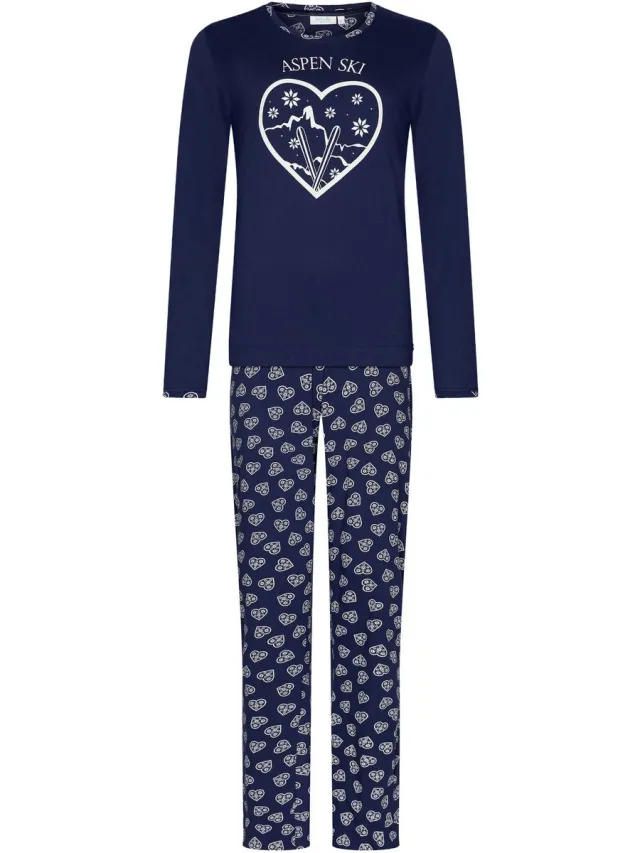 Rebelle Aspen Ski - Pyjama - Katoen - Blauw