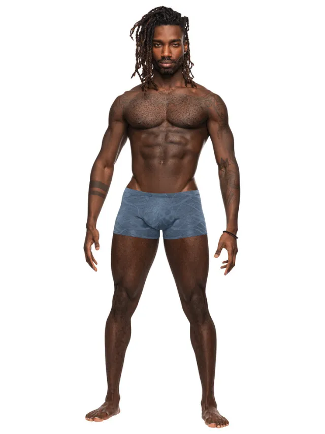 Male Power Mini Short - M - Blauw