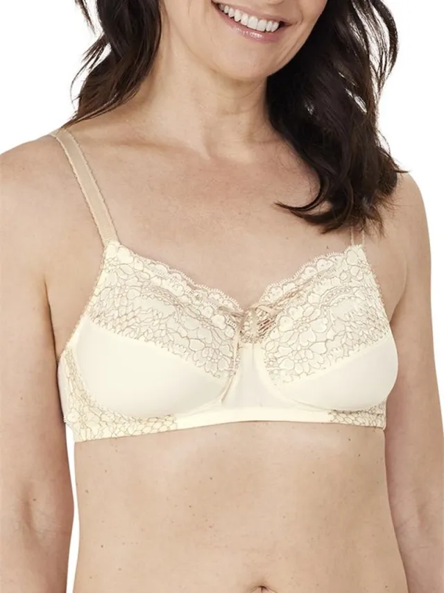 Amoena Alina Beha Zonder Beugel Wit Off-White/Beige