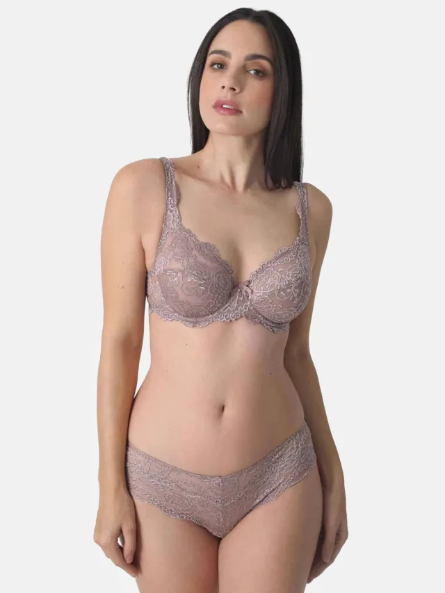 Sassa Mode Classic Lace beugel-bh taupe