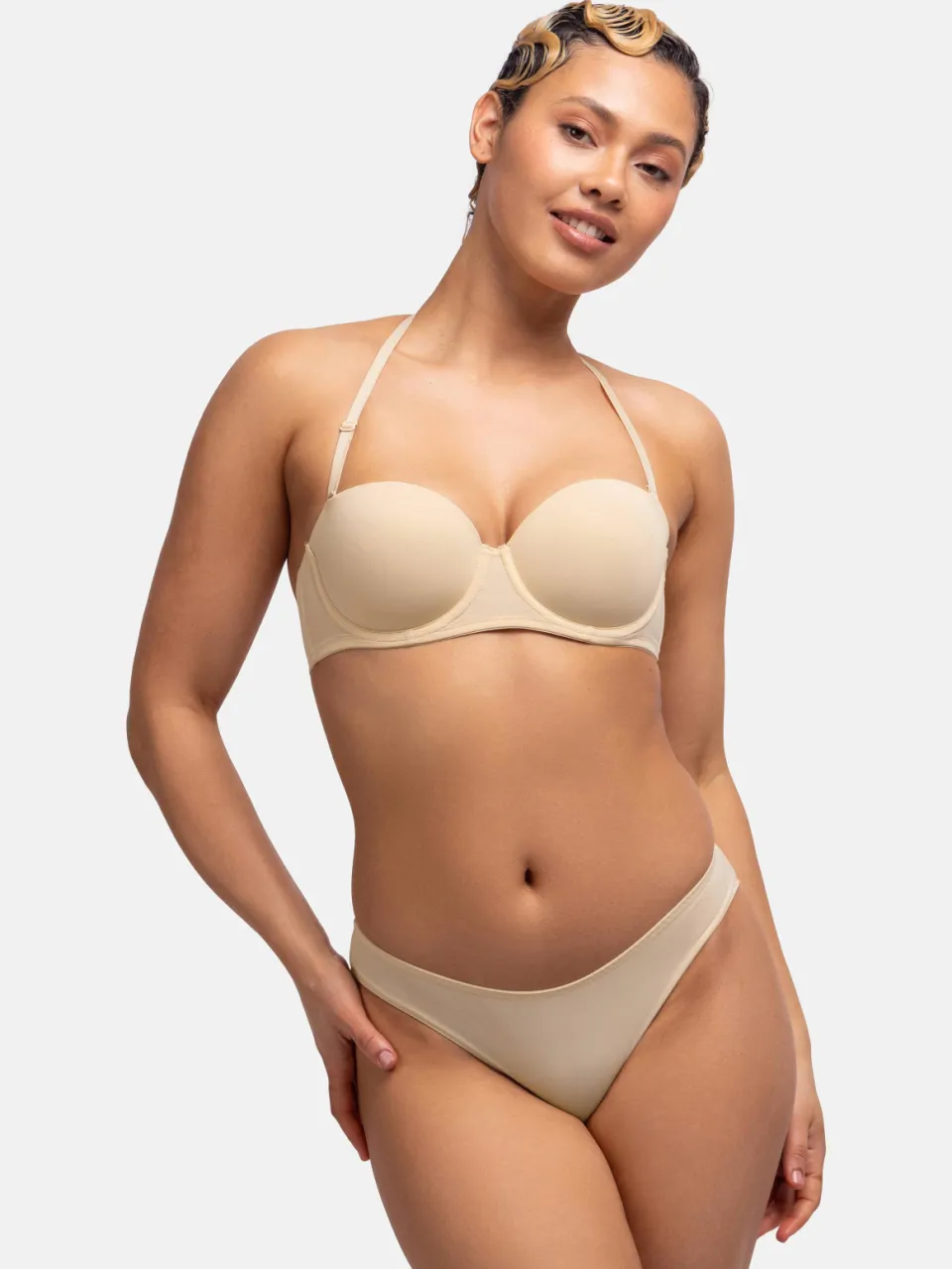 Dorina Michelle strapless balconette bh beige