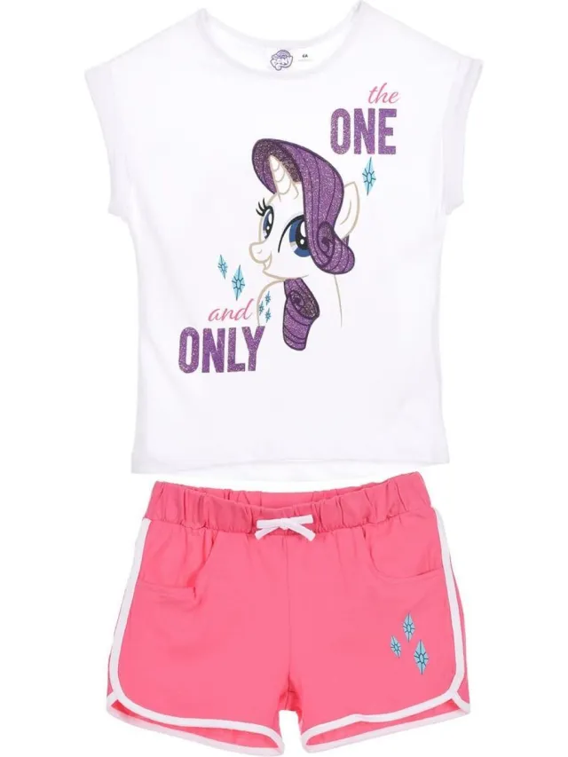 My Little Pony Pyjama / Shortama - Wit - 4 jaar