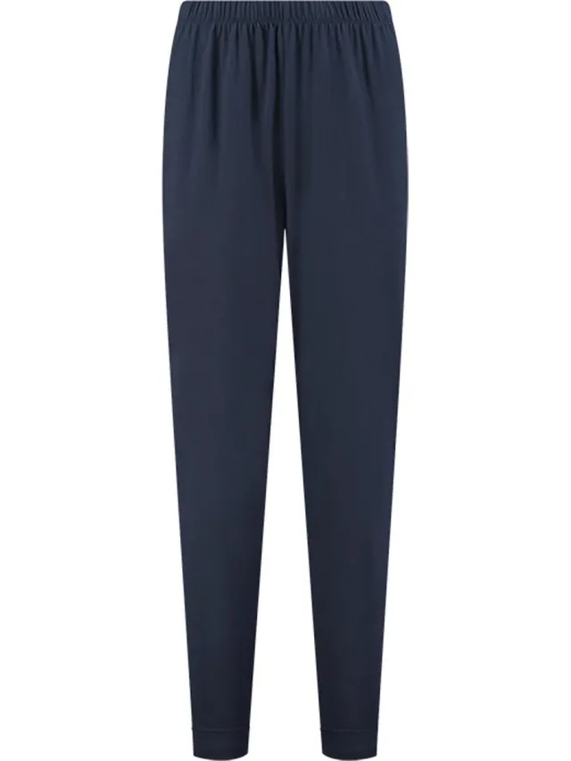 Yumeko pyjamabroek dames jersey midnight blauw l Midnight Blue