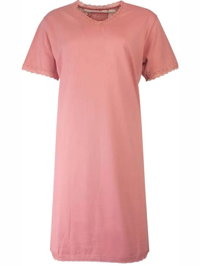 Tenderness Dames Pyjama - Katoen - Korte Mouwen - Roze