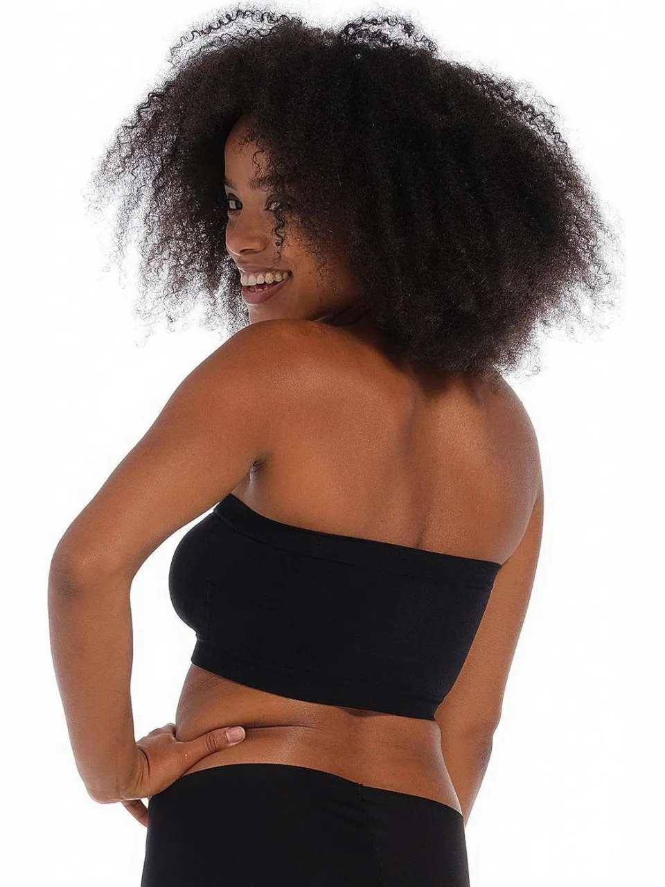 MAGIC Bodyfashion strapless bandeau-bh zwart, foto 5