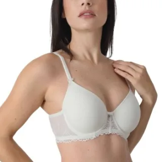 Sassa Rhombus Jacquard Padded Bra Beige,Wit,Roze