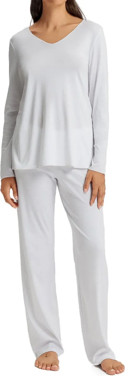 Hanro Pyjama Cotton Silk wit