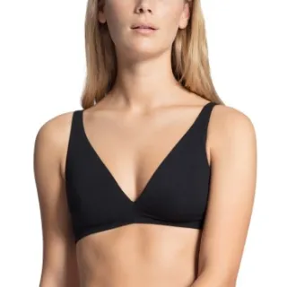 Calida Natural Comfort Soft Bra zwart Beige,Zwart,Wit