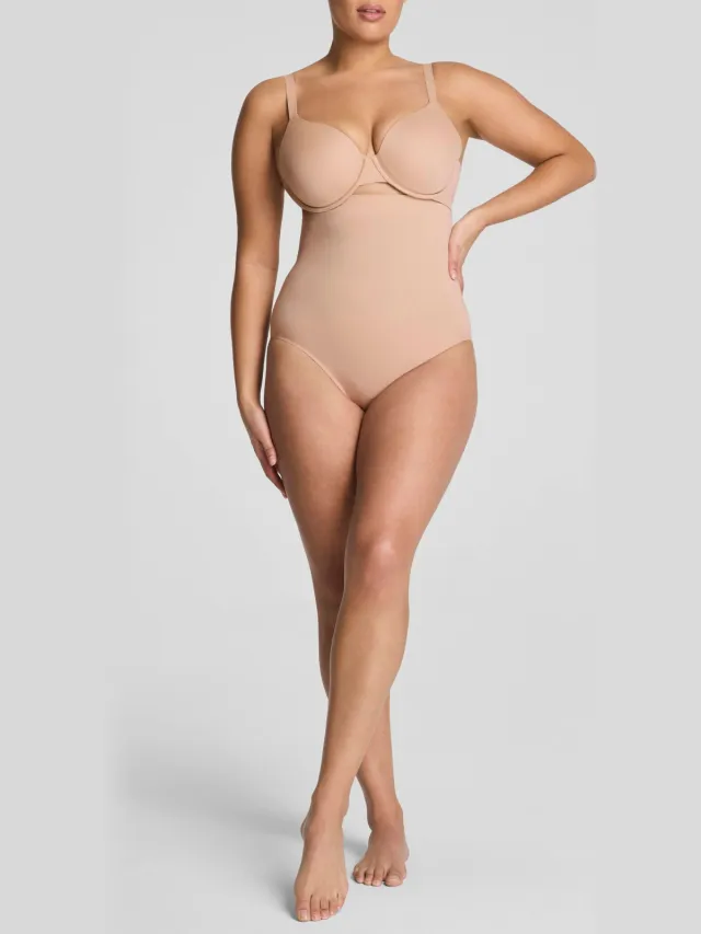 SPANX SPANXsculpt™ GoFigure seamless sterk corrigerende slip High Waist lichtbeige