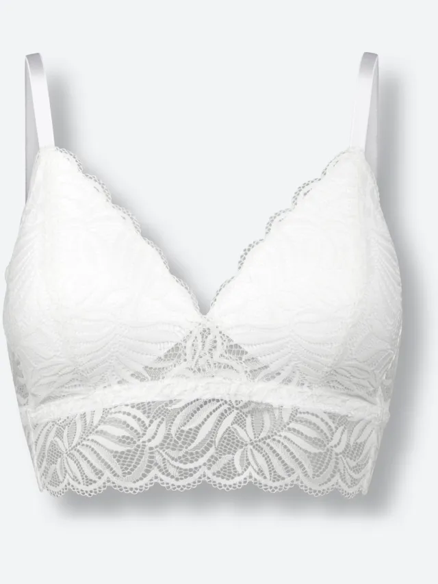 Beha met cups zonder beugel Jaspis wit, foto 2
