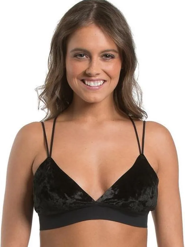 MAGIC Bodyfashion MAGIC Dream Bralette black velvet xs zwart