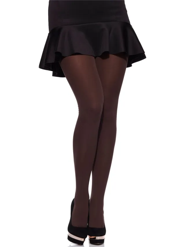 Merry Style MS-GB-162 Dames Panty - 60 DEN -Plus Size - Grote maat - Polyamide - Chocco