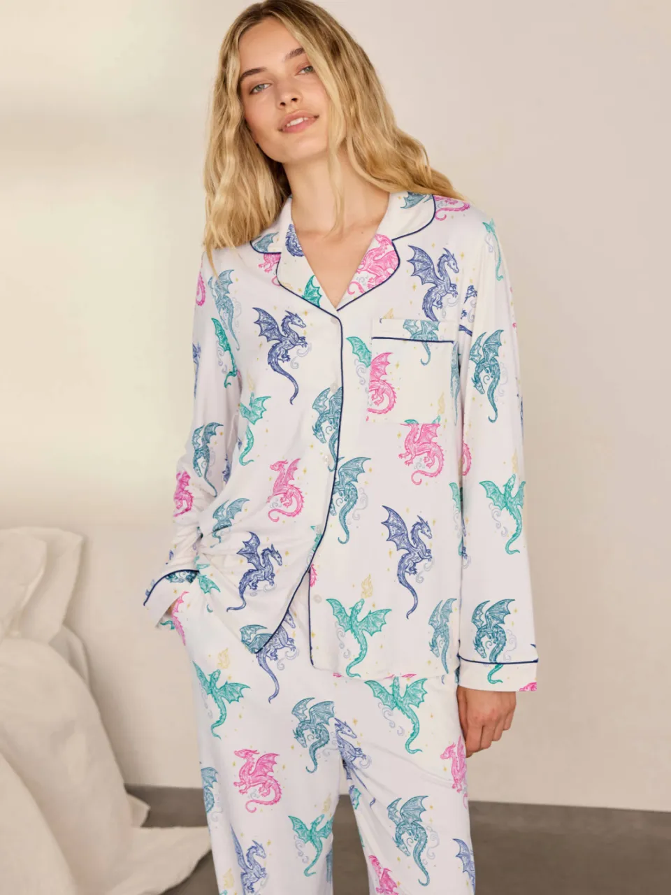 Chelsea Peers pyjama set wit, foto 6