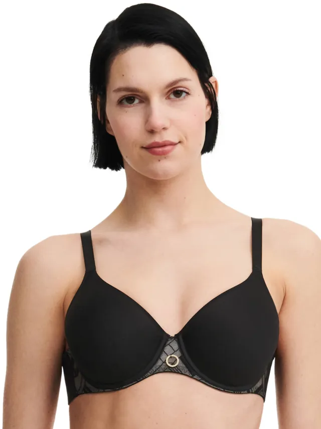 Chantelle Graphic Support voorgevormde t-shirt-bh zwart, foto 3