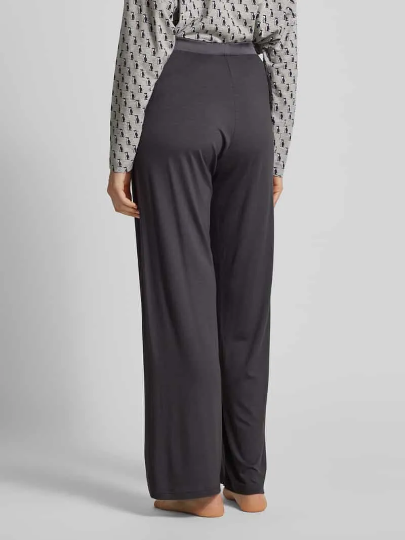 Mey Relaxed fit pyjamabroek met elastische band grijs, foto 3