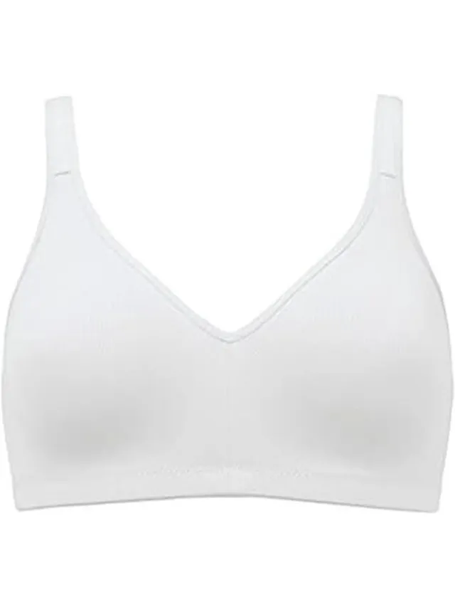 Naturana soft BH met elastische cups maat 90 B/C/D wit