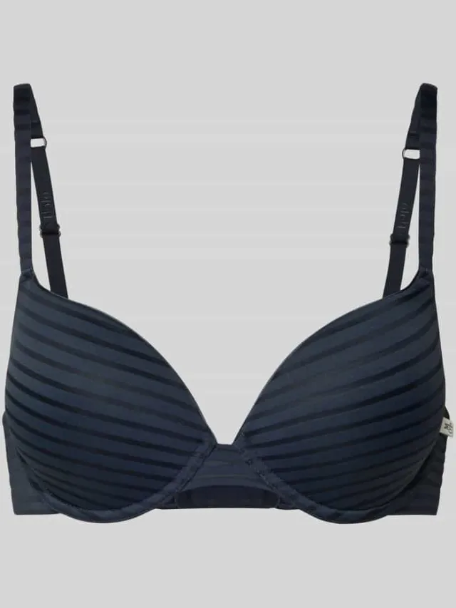 Marc O'Polo Beha met streepmotief Marineblauw