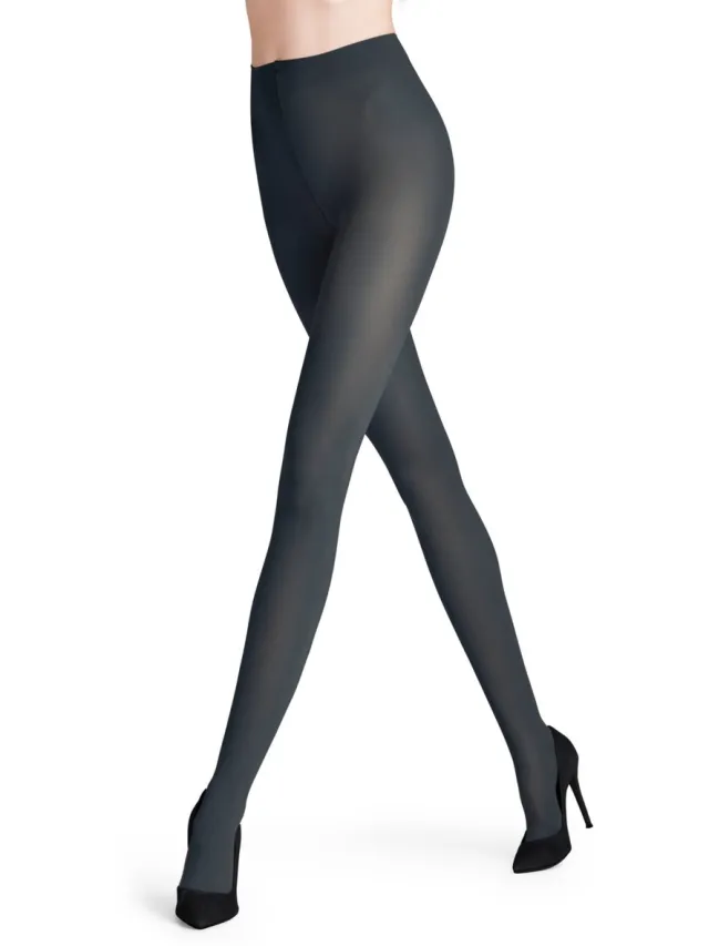 Falke Vitalize met compressie materiaal halfdoorzichtig 40 DEN panty dames grijs grijs 3146