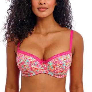Freya Flirt UW Padded Half Cup Bra roze Zwart,Roze