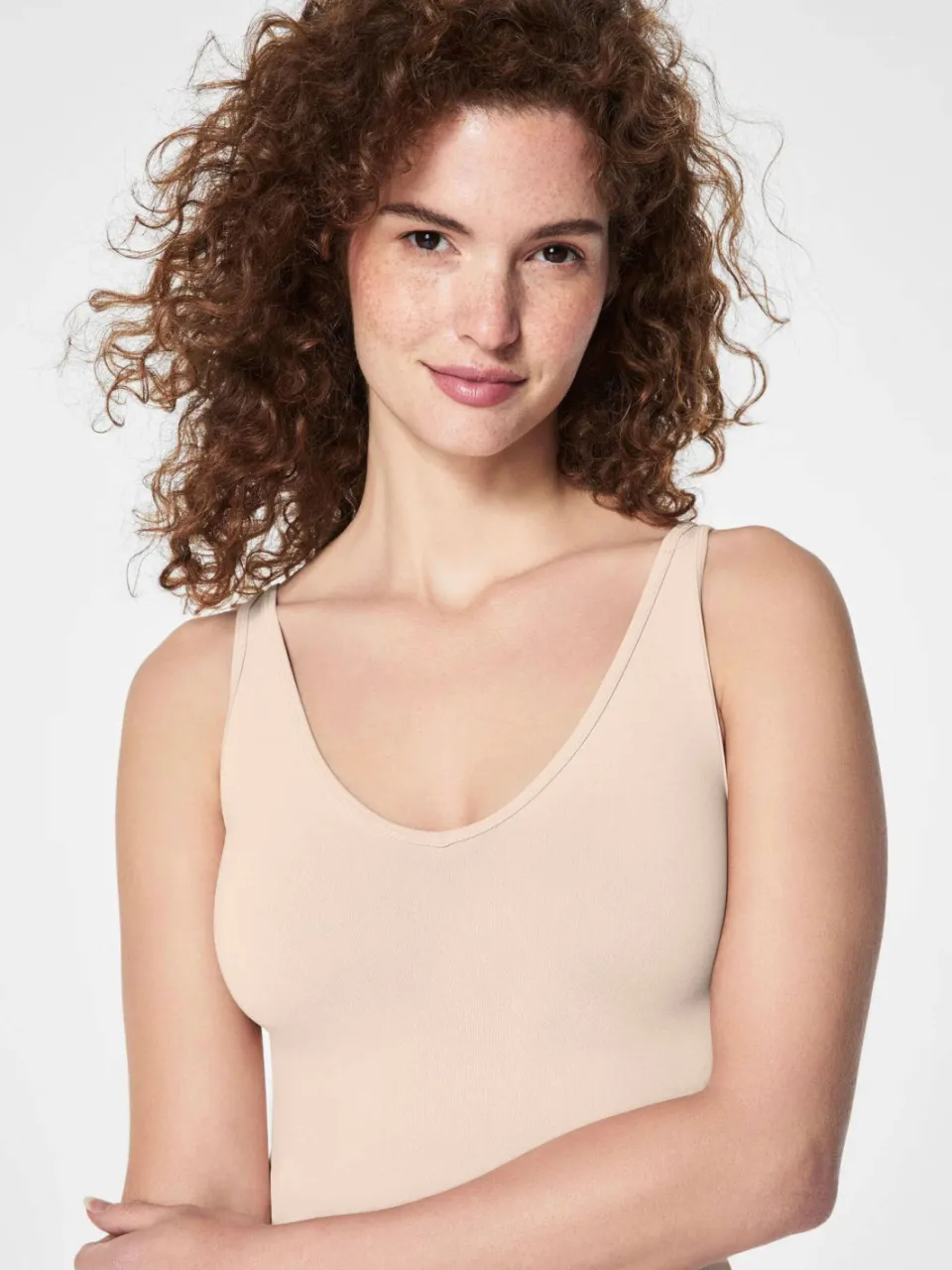 SPANX SPANXsculpt™ Seamless Power seamless sterk corrigerend hemd beige, foto 3