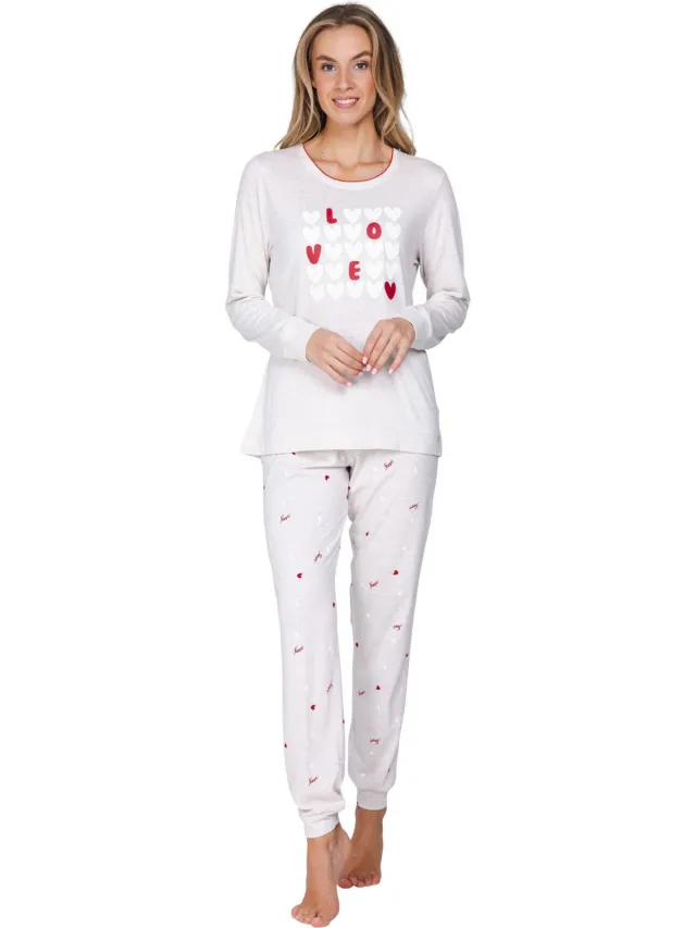 Rebelle pyjamaset ecru