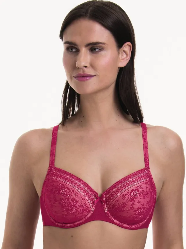 Rosa Faia Fleur Beugel BH Rood Cherry Red