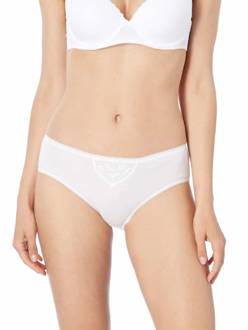Schiesser Tai slip in een set van 2 stuks Wit