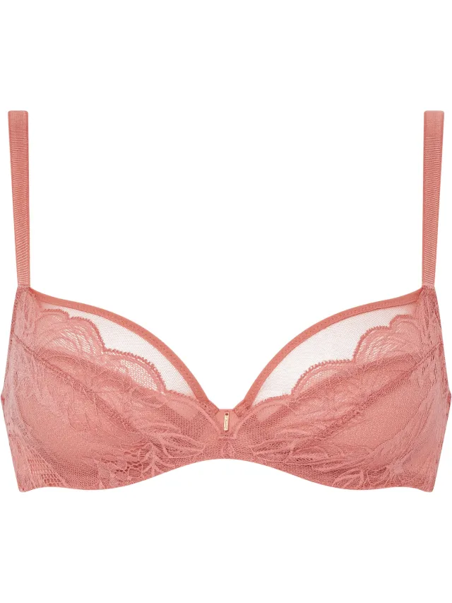 ESOTIQ Midnight Flowers - Zachte beha - Roze - Kant