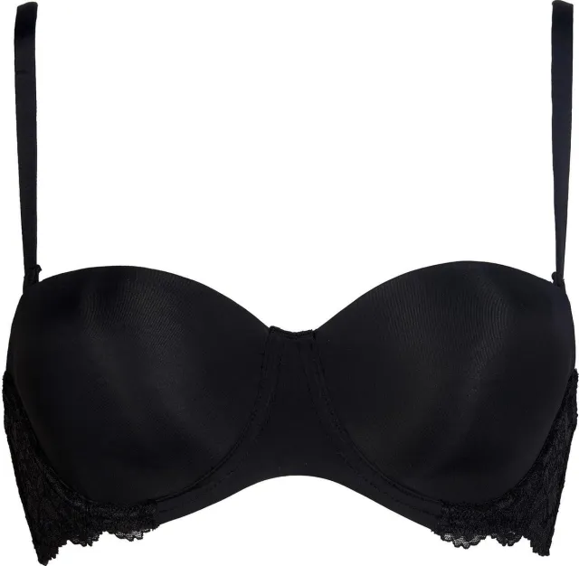 After Eden Recycled Strapless beha - Zwart