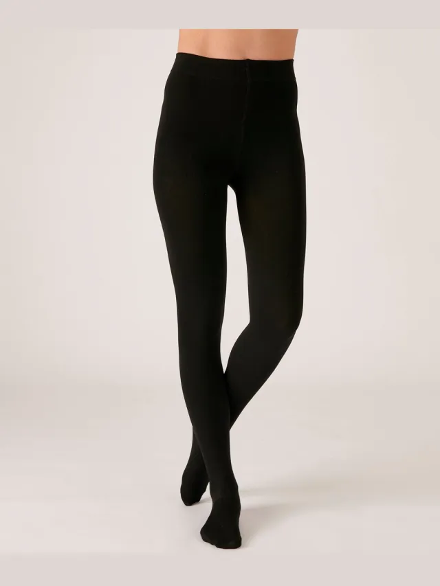 Damart Panty met geborstelde binnenzijde Thermolactyl 300D - Dames - Zwart - 5/6