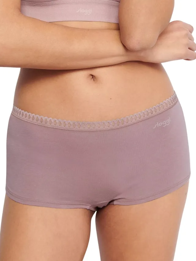Sloggi Go crush short 3-pack v001 colour Roze