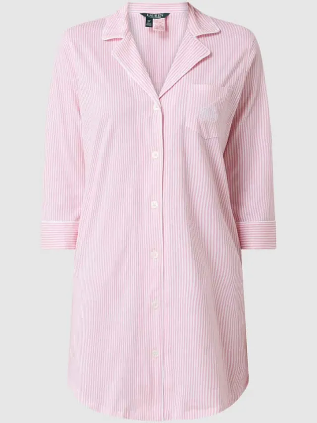 Lauren Ralph Lauren Nachthemd met strepen roze, foto 2