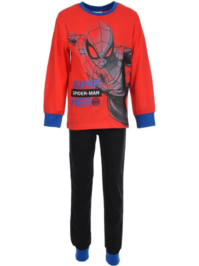 Spider-Man Spiderman - Marvel - Pyjama - Spider-Man - Super Hero. Maat 98 cm / 3 jaar. Rood zwart